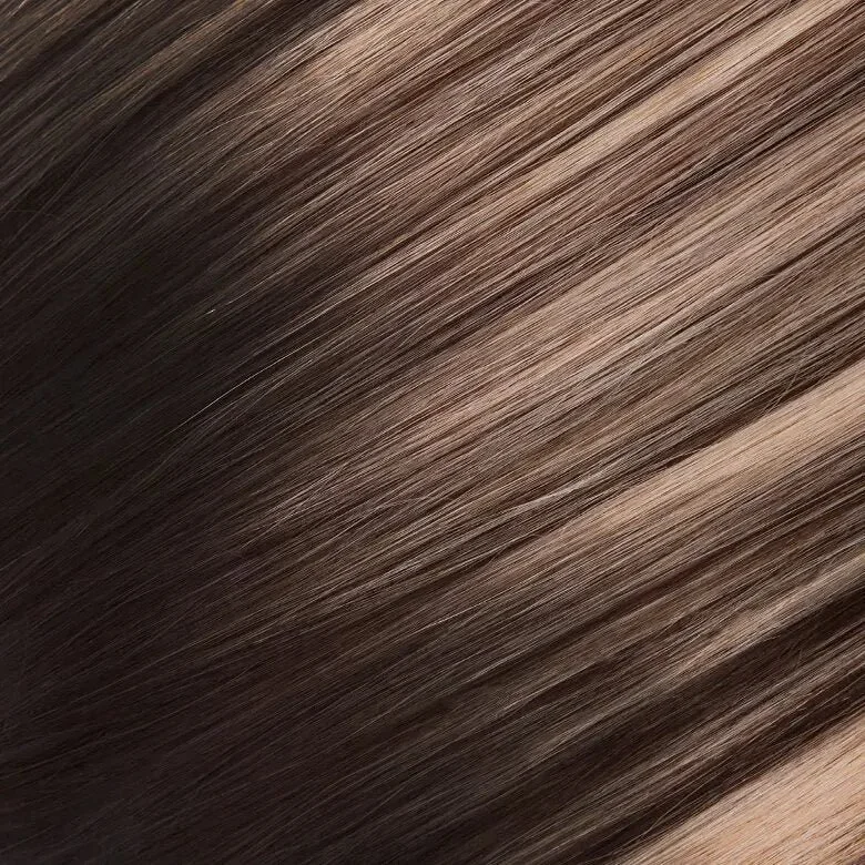 Colour swatch 2/18, Dark Brown and Dirty Blonde